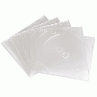 SLIM CD JEWEL CASE 10 PACK CLEAR