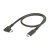 024bdf63fe830f42e938c0640475ccaf.jpg StarTech.com 1.6ft (50cm) Rugged Right Angle USB-C Cable, USB 3.2 Gen 2 (10 Gbps), Full-Featured USB C to C Data transfer Cable, 4K 60Hz DP Alt Mode, 100W Power Delivery - 90 Degree USB Type-C Cable