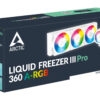 ARCTIC Liquid Freezer III Pro 360 A-RGB (White) - Multi Compatible All-in-One CPU Water Cooler with A-RGB