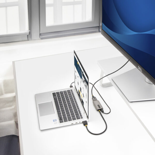 0ae66a9dca1fca48b70d1f6f82587585dc807cf7.jpg StarTech.com 1ft (30cm) HDMI to DisplayPort Adapter Cable, 8K 60Hz, Active HDMI 2.1 to DP 1.4 Video Converter, USB Bus Powered with Included Cable