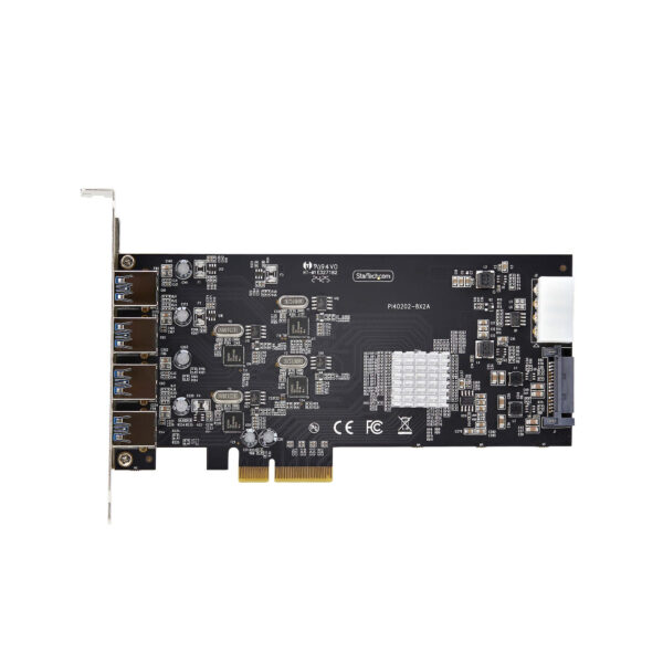 0d300264b775bbc7e3c48a7b0f246b276e5a9c8c.jpg StarTech.com 4-Port USB PCIe Card, USB 3.2 5Gbps, PCI Express Expansion Card with 4x Independent USB Controllers, 4x USB-A Ports, Windows/macOS/Linux