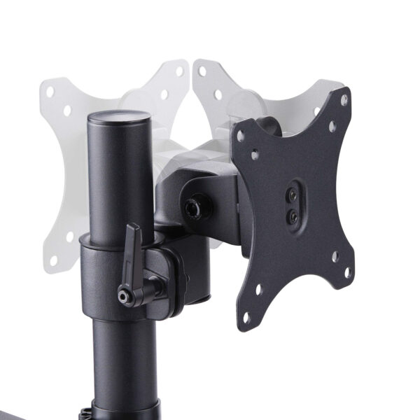 0d557048731c9b0800b6d01cfb26284020586168.jpg StarTech.com Triple Monitor Desk Mount For Up To Three 27in Screens, VESA 75x75/100x100, Tool-Less Arm Adjustments, C-Clamp/Grommet Mount, Spring-Assisted Arms