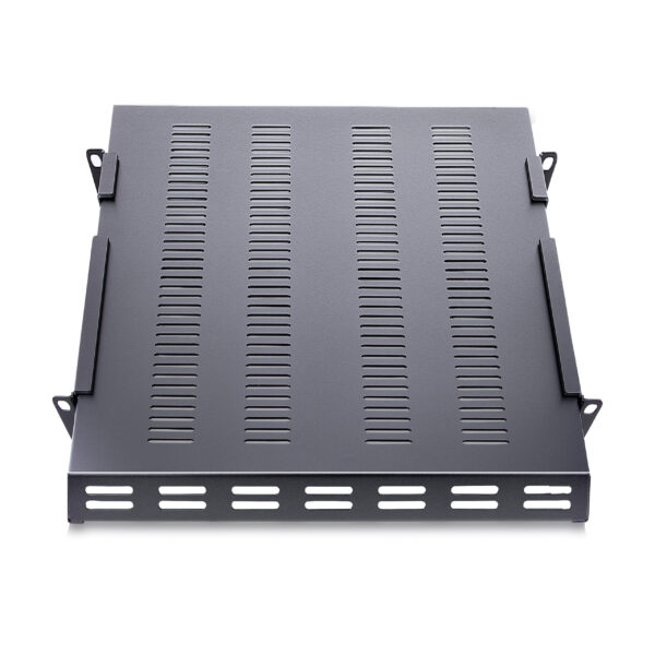 0da4ef0a64cd007a7df8846e8d4448b6.jpg StarTech.com 1U 4-Post Adjustable Vented Server Rack Mount Shelf - 330lbs(150 kg) - 19.5 to 38in Adjustable Mounting Depth Universal Tray for 19" AV/ Network Equipment Rack - 27.5in Deep