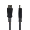 0e1d2f632951b369dd6d9dfd203bd9583e3eb43d.jpg StarTech.com 2m (6ft) DisplayPort 1.2 Cable - 4K x 2K Ultra HD VESA Certified DisplayPort Cable - DP to DP Cable for Monitor - DP Video/Display Cord - Latching DP Connectors