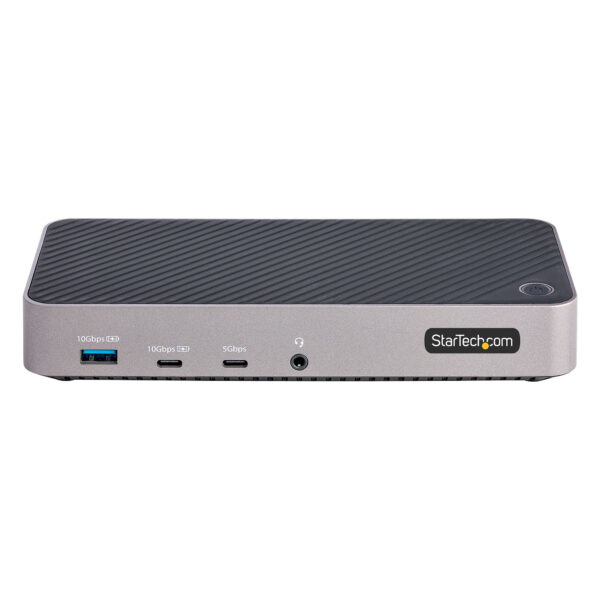 100175147_9776626043.jpg StarTech.com USB-C Triple Monitor Docking Station - HDMI/DP Triple 4k USB-C Dock - 5x USB Hub - GbE - 100W PD - Universal Multi Monitor Docking Station - Thunderbolt 3/4 Compatible