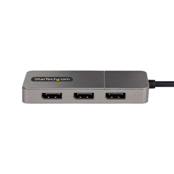 100311224_1615662400.jpg StarTech.com 3-Port USB-C Multi-Monitor Adapter, USB Type-C to 3x DisplayPort 1.4 MST Hub, Triple 4K 60Hz DP Laptop Display Extender / Splitter, HDR, Extra-Long Built-In Cable - Windows Only