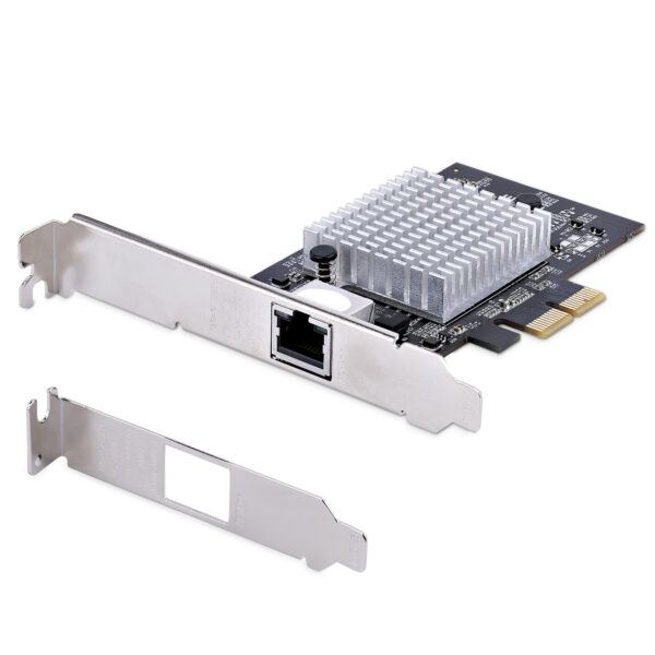 101380283_7870631369.jpg StarTech.com 1-Port 10Gbps PCIe Network Adapter Card, Network Card for PC/Server, Six-Speed PCIe Ethernet Card with Jumbo Frame Support, NIC/LAN Interface Card, 10GBASE-T and NBASE-T
