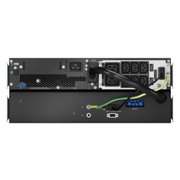 101818552_8496370157.jpg APC Smart-UPS On-Line, 2200VA, Lithium-ion, Rackmount 4U, 230V, 6x C13+2x C19 IEC outlets, SmartSlot, Extended long runtime, Rail kit included
