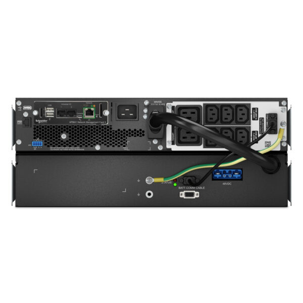 101818701_1722609392.jpg APC Smart-UPS On-Line, 3kVA, Lithium-ion, Rackmount 4U, 230V, 6x C13+2x C19 IEC outlets, Network Card, Extended long runtime, Rail kit included
