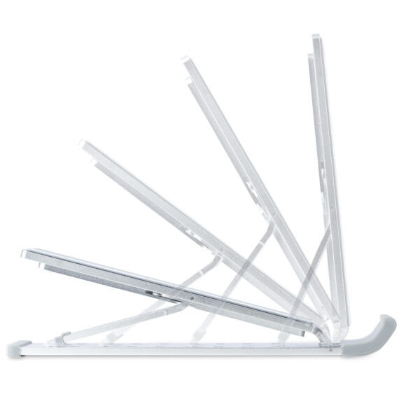 101932214_2900566179.jpg StarTech.com Foldable Laptop Riser Stand, Portable Height Adjustable Ergonomic Laptop Stand, Ventilated Aluminum Frame Supports 22lb (10Kg), Tilt/Raised/Angled Laptop/Tablet Stand, Collapsible Design