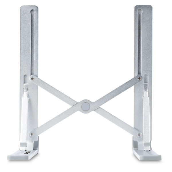 101932214_4401595282.jpg StarTech.com Foldable Laptop Riser Stand, Portable Height Adjustable Ergonomic Laptop Stand, Ventilated Aluminum Frame Supports 22lb (10Kg), Tilt/Raised/Angled Laptop/Tablet Stand, Collapsible Design