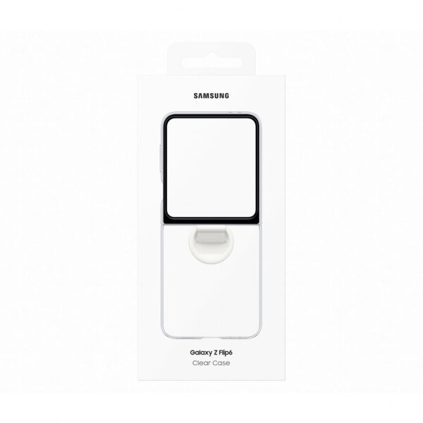 Samsung EF-QF741CTEGWW mobile phone case 17 cm (6.7") Cover Transparent