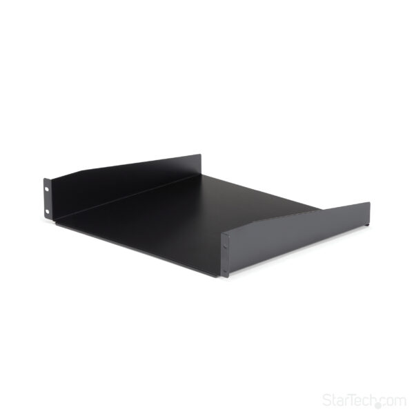 1128743_4247808623.jpg StarTech.com 2U Server Rack Shelf - Universal Rack Mount Cantilever Shelf for 19" Network Equipment Rack & Cabinet - Heavy Duty Steel – Weight Capacity 44lb/20kg - 16" Deep Tray, Black
