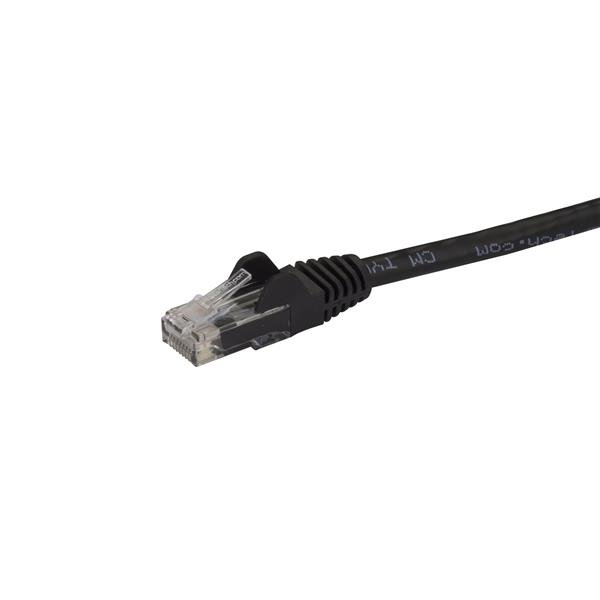1128878_1641595377.jpg StarTech.com 50cm CAT6 Ethernet Cable - Black CAT 6 Gigabit Ethernet Wire -250MHz 100W PoE RJ45 UTP Network/Patch Cord Snagless w/Strain Relief Individually Tested
