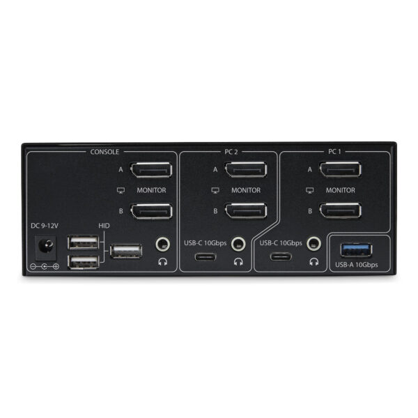 StarTech.com P2CDD143-KVM-SWITCH KVM switch Black