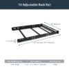 StarTech.com 1U Universal Server Rack Rails, Adjustable Depth Server Mounting Rails, 19inch Rack Mount Rails