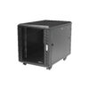 StarTech.com 4-Post 12U Server Rack Cabinet, Lockable 19" Data Rack Cabinet for Computer / AV / IT Equipment, Office / Home Network Rack with Casters & Adjustable Mounting Rails