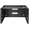 1261808_4928838365.jpg StarTech.com 6U Wall Mount Network Rack - 14 Inch Deep (Low Profile) - 19" Patch Panel Bracket for Shallow Server and IT Equipment, Network Switches - 44lbs/20kg Weight Capacity, Black