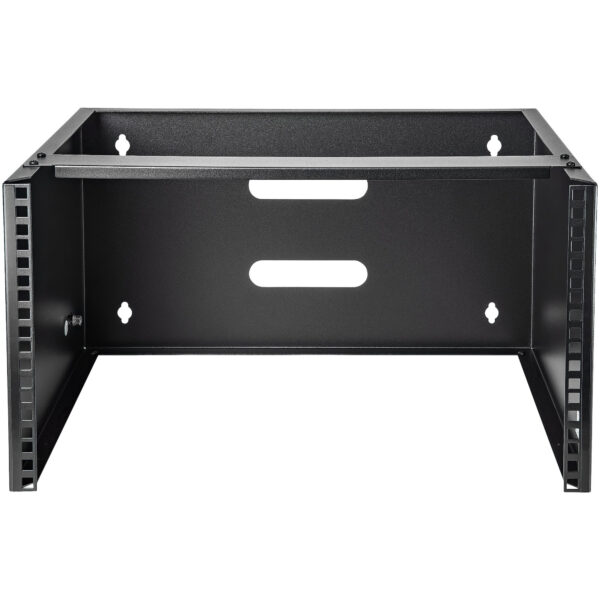 1261808_4928838365.jpg StarTech.com 6U Wall Mount Network Rack - 14 Inch Deep (Low Profile) - 19" Patch Panel Bracket for Shallow Server and IT Equipment, Network Switches - 44lbs/20kg Weight Capacity, Black