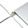StarTech.com Slim Lock Noble Wedge® Slot Compatible, 5ft (1.5m) Locking Cable, Desk Anti-Theft Security For Laptop/Notebook, Cut-Resistant Steel Cable, Keyed Lock