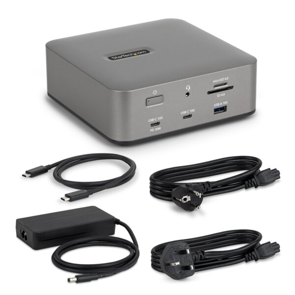 135615bf0ecd4ee1ec2f171f776028560370a9e4.jpg StarTech.com Thunderbolt 5 Docking Station, DP / HDMI, Triple Monitor Dock up to 4K 144Hz or Dual 8K 60Hz, 5x USB Ports, 140W Laptop Charging