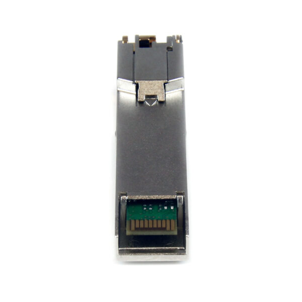 13832153_6728942715.jpg StarTech.com Cisco SFP-GE-T Compatible SFP Transceiver Module - 10/100/1000BASE-TX~Cisco SFP-GE-T Compatible SFP Module - 1000BASE-T - SFP to RJ45 Cat6/Cat5e - 10/100/1000 Mbps - RJ-45 100m - Cisco IE3400, IE3300, IE3200