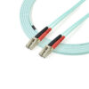 1413447_7909301515.jpg StarTech.com 3m (10ft) LC/UPC to LC/UPC OM4 Multimode Fiber Optic Cable, 50/125µm LOMMF/VCSEL Zipcord Fiber, 100G, Low Insertion Loss - LSZH Fiber Jumper Cord