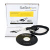 14538597_5603929837.jpg StarTech.com 6ft (1.8m) 1-Port USB to Serial RS232 Adapter, FTDI DB9 Serial DCE Adapter Cable, Null Modem, USB 2.0 - TAA