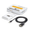 14538597_7192276318.jpg StarTech.com 6ft (1.8m) 1-Port USB to Serial RS232 Adapter, FTDI DB9 Serial DCE Adapter Cable, Null Modem, USB 2.0 - TAA