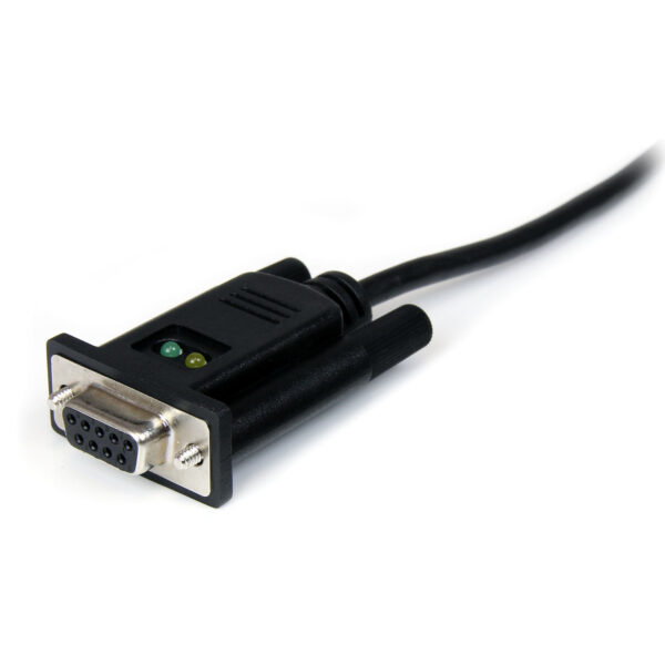 14538597_7466988791.jpg StarTech.com 6ft (1.8m) 1-Port USB to Serial RS232 Adapter, FTDI DB9 Serial DCE Adapter Cable, Null Modem, USB 2.0 - TAA