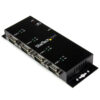 14873558_6874744824.jpg StarTech.com 4 Port USB to DB9 RS232 Serial Adapter Hub – Industrial DIN Rail and Wall Mountable
