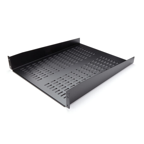14873562_8225298357.jpg StarTech.com 2U Server Rack Shelf - Universal Vented Rack Mount Cantilever Tray for 19" Network Equipment Rack & Cabinet - Heavy Duty Steel – Weight Capacity 50lb/23kg - 22" Deep Shelf, Black