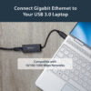 15437007_5605219184.jpg StarTech.com USB 3.0 to Gigabit Ethernet Network Adapter, 10/100/1000 Mbps, USB to RJ45, USB 3.0 to LAN Adapter, USB 3.0 Ethernet Adapter (GbE), TAA Complaint