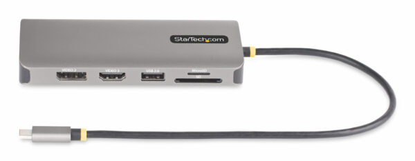 16516bca998fc865f8ff90fd3c456ffccc1e5daf.jpg StarTech.com USB-C Triple-Monitor Multiport Adapter, Dual 4K 60Hz + 4K 30Hz HDMI & DisplayPort, 4-Port USB Hub, 100W PD Pass-Through, GbE, SD/MicroSD Card Readers