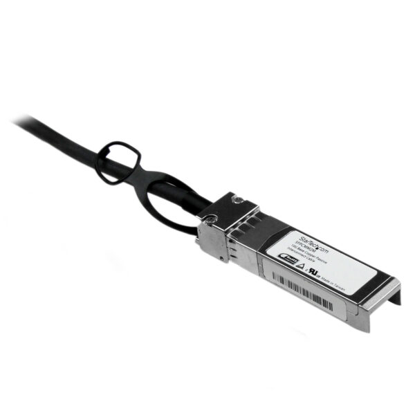 17410016_0574013596.jpg StarTech.com Cisco SFP-H10GB-CU2M Compatible 2m 10G SFP+ to SFP+ Direct Attach Cable Twinax - 10GbE SFP+ Copper DAC 10 Gbps Low Power Passive Mini GBIC/Transceiver Module DAC Firepower ASR920 ASR9000