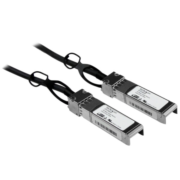 17410016_2726207250.jpg StarTech.com Cisco SFP-H10GB-CU2M Compatible 2m 10G SFP+ to SFP+ Direct Attach Cable Twinax - 10GbE SFP+ Copper DAC 10 Gbps Low Power Passive Mini GBIC/Transceiver Module DAC Firepower ASR920 ASR9000