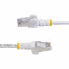 StarTech.com 15m White CAT8 Ethernet Cable, Snagless RJ45, 25G/40G, 2000MHz, 100W PoE++, S/FTP, 26AWG Pure Bare Copper Wire, LSZH, Shielded Network Patch Cord w/Strain Reliefs, Individually Tested