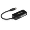 19657707_8073499405.jpg StarTech.com USB 3.0 to Gigabit Ethernet Adapter NIC w/ USB Port - Black