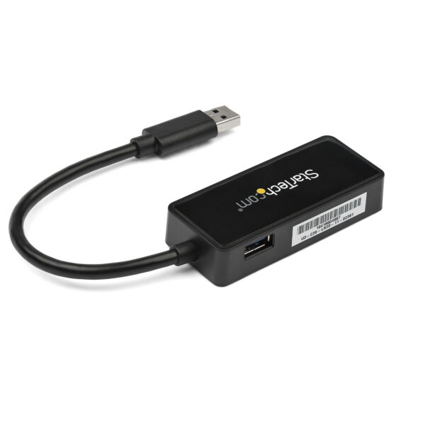 19657707_8073499405.jpg StarTech.com USB 3.0 to Gigabit Ethernet Adapter NIC w/ USB Port - Black