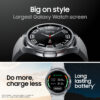 Samsung Galaxy Watch6 Classic SM-R950NZKAEUA smartwatch / sport watch 3.3 cm (1.3") OLED 43 mm Digital 432 x 432 pixels Touchscreen Black Wi-Fi GPS (satellite)