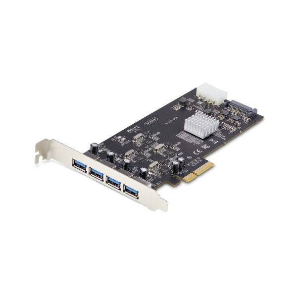 1dfba527bbb0860c6ffe4cfdf1a87dcbee3d4ff1.jpg StarTech.com 4-Port USB PCIe Card, USB 3.2 5Gbps, PCI Express Expansion Card with 4x Independent USB Controllers, 4x USB-A Ports, Windows/macOS/Linux
