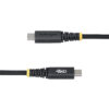 StarTech.com 10ft (3m) USB-C Charging Cable, Durable and Ultra-Flexible, Side Screw Locking, 240W (5A) PD EPR, USB 2.0 Laptop Charger Cable, USB-IF Certified, Rugged USB-C Charging Cord