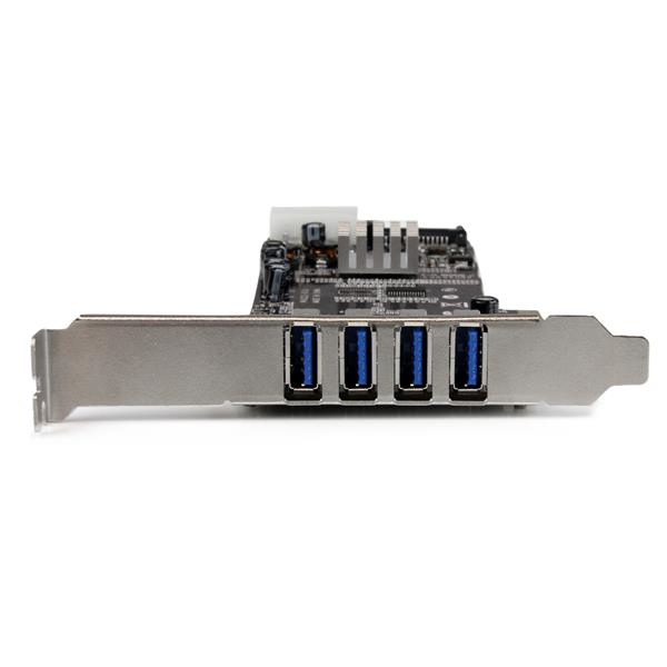 21037306-startech-startech.com-pexusb3s42v-412-3.jpg StarTech.com 4 Port PCI Express (PCIe) SuperSpeed USB 3.0 Card Adapter w/ 2 Dedicated 5Gbps Channels - UASP - SATA / LP4 Power