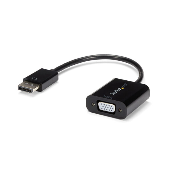 22305521_1305318623.jpg StarTech.com DisplayPort to VGA Adapter - Active DP to VGA Converter - 1080p Video - DP/DP++ Source to VGA Monitor Cable Adapter - DP to VGA Adapter Dongle Digital to Analog - DP 1.2 to VGA