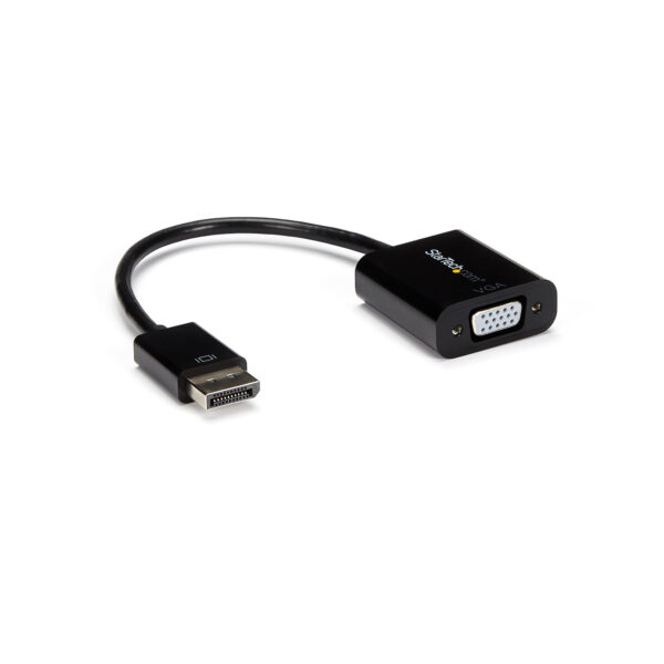 22305521_9701130605.jpg StarTech.com DisplayPort to VGA Adapter - Active DP to VGA Converter - 1080p Video - DP/DP++ Source to VGA Monitor Cable Adapter - DP to VGA Adapter Dongle Digital to Analog - DP 1.2 to VGA