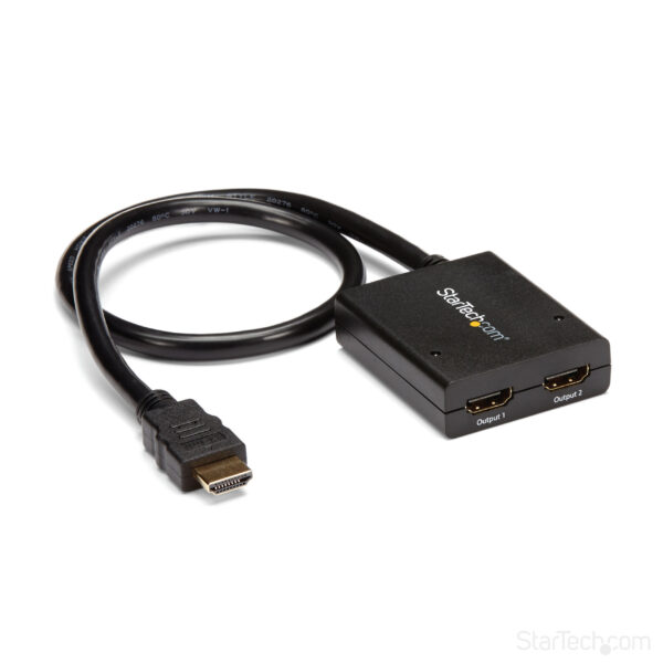 23332612_7578958409.jpg StarTech.com 4K HDMI 2-Port Video Splitter – 1x2 HDMI Splitter – Powered by USB or Power Adapter – 4K 30Hz