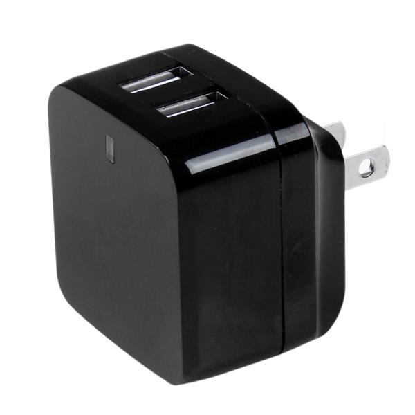 25435573_1327.jpg StarTech.com Dual-port USB wall charger - international travel - 17W/3.4A - black
