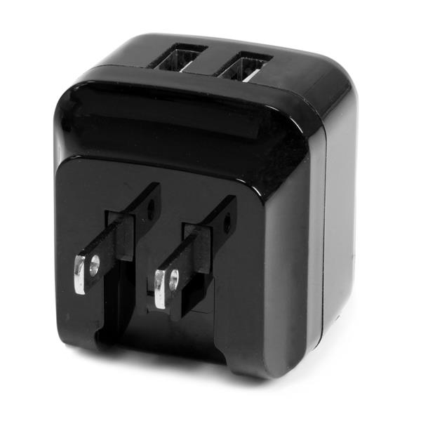 25435573_1647.jpg StarTech.com Dual-port USB wall charger - international travel - 17W/3.4A - black