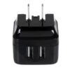 25435573_4908.jpg StarTech.com Dual-port USB wall charger - international travel - 17W/3.4A - black