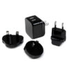 25435573_8424.jpg StarTech.com Dual-port USB wall charger - international travel - 17W/3.4A - black